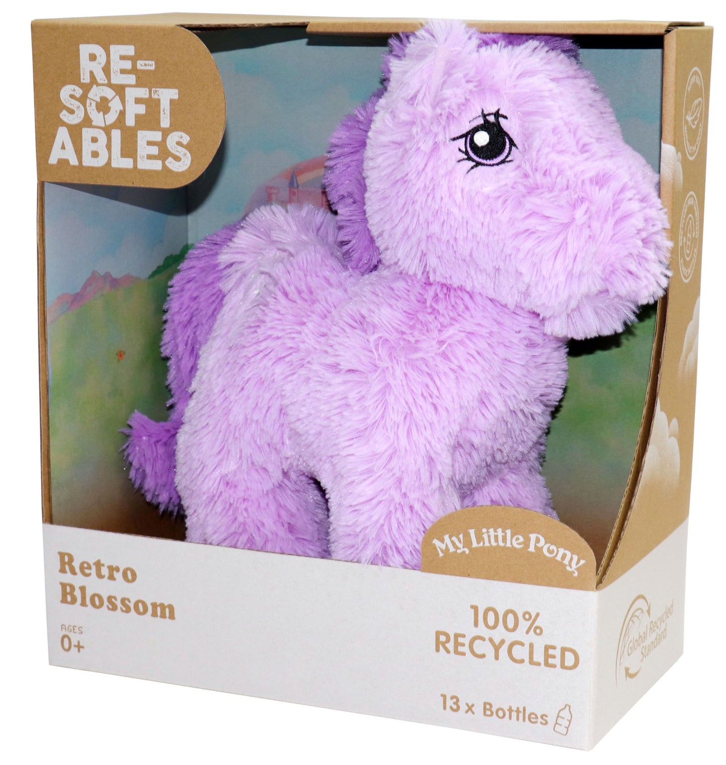 Resoftables My Little Pony - Retro Blossom 12 Inch Plush