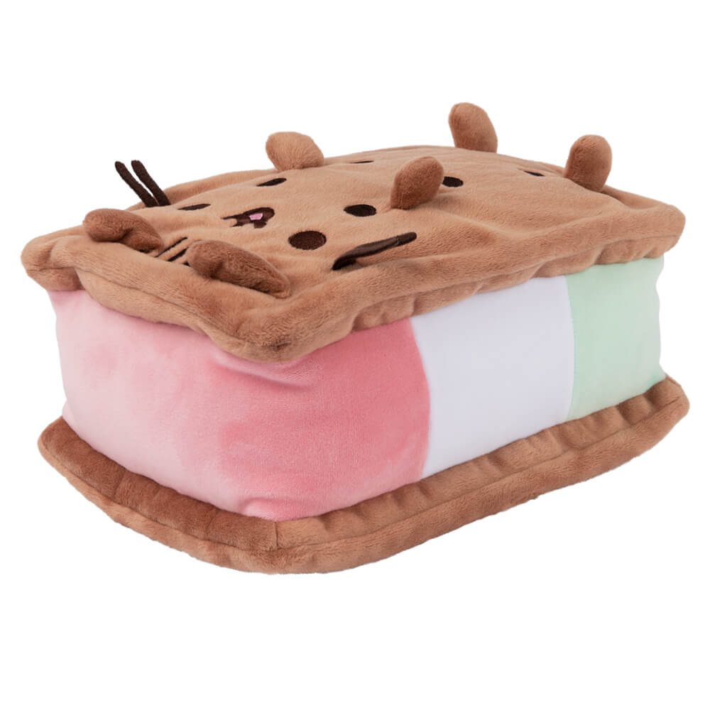 Pusheen the Cat Neapolitan Ice Cream Sandwich Plush 22cm