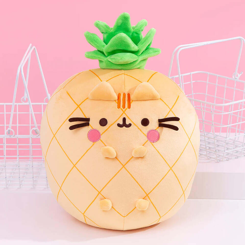 Gund Pusheen Fruits: Pineapple Squisheen Scented Plush 40cm